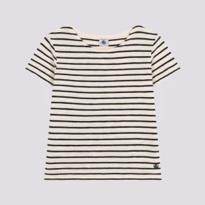 T-SHIRT A RIGHE IN JERSEY FIAMMATO BAMBINA