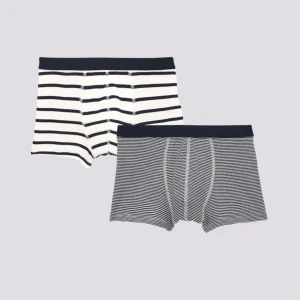 CONFEZIONE DI 2 BOXER A RIGHE RAGAZZO