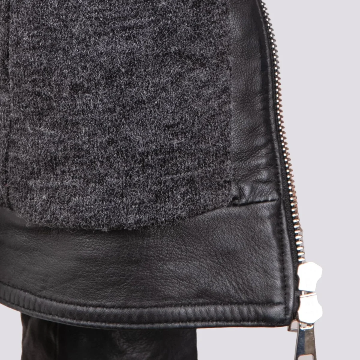 CHIODO FODERATOIN PELLE NERO - immagine 7