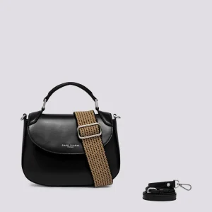 BORSA Grace in PELLE spazzolata nera