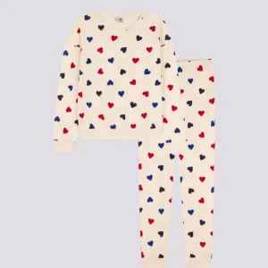 PIGIAMA A CUORI IN COTONE PER DONNA