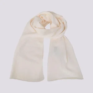 SCIARPA IN MAGLIA PANNA