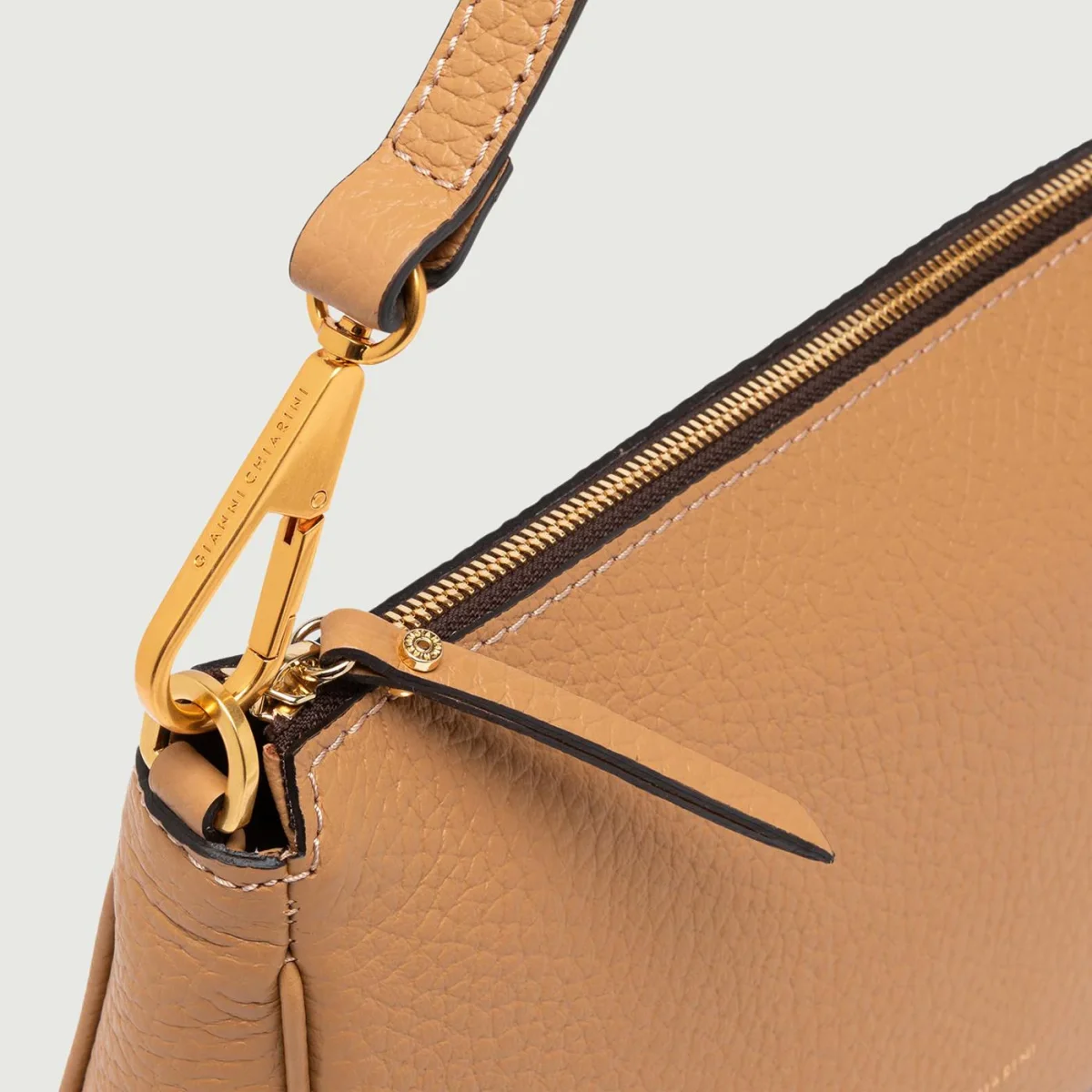 Borsa a spalla Brooke in pelle cuoio - immagine 6