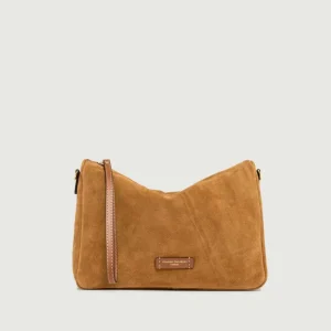 Borsa a mano Nora in camoscio cuoio