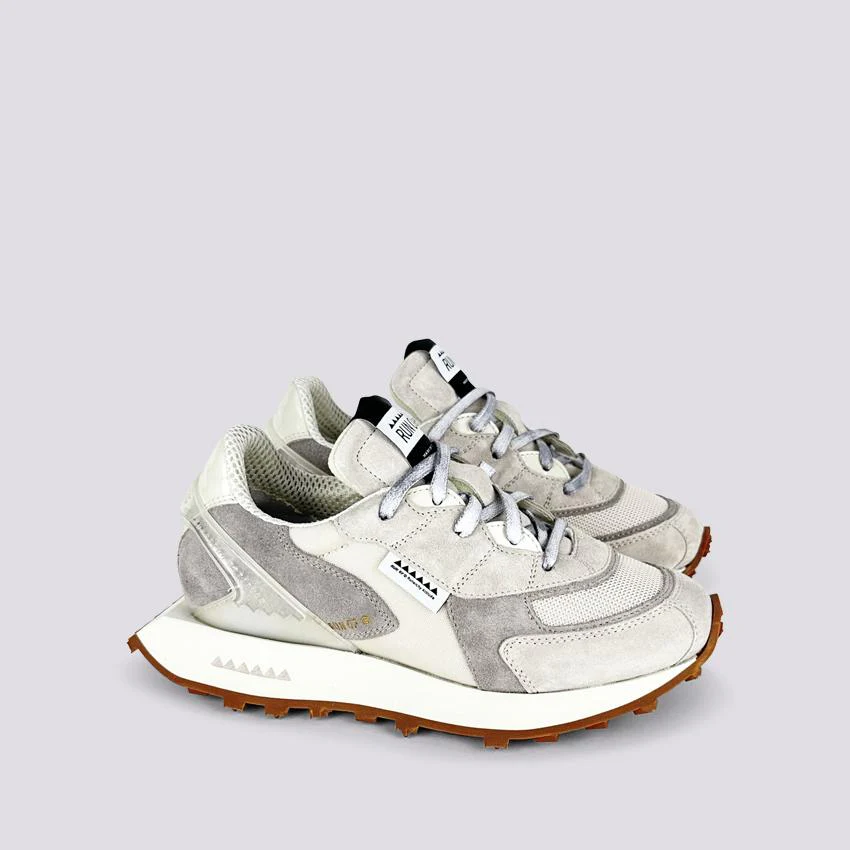 Sneaker Run Of BODRUM Finch GHIACCIO E TORTORA - immagine 3