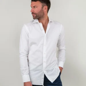 CAMICIA IN COTONE BIANCO