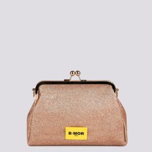 Borsa Clutch Shiny GLITTER Barbie Gold