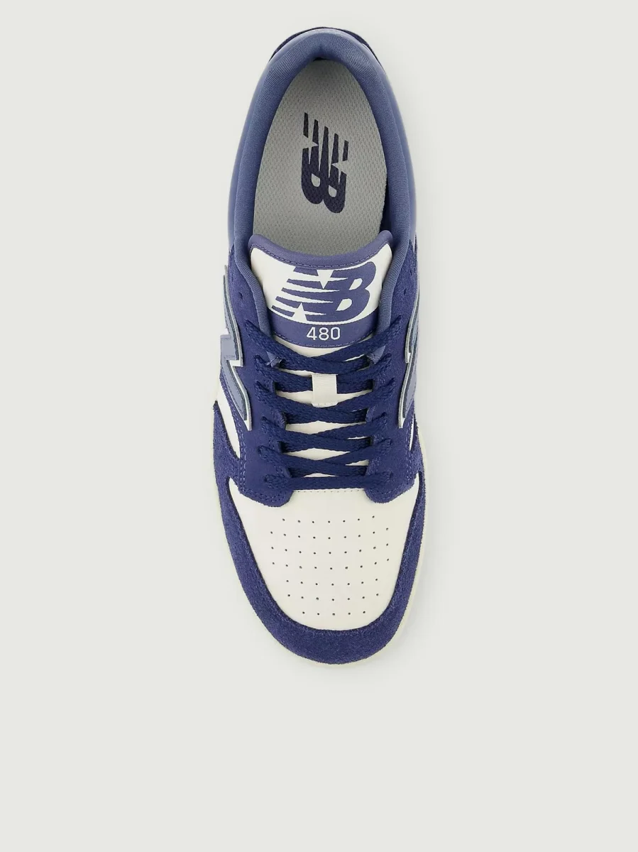 Sneaker NEW BALANCE 480 Bianco NAVY - immagine 5