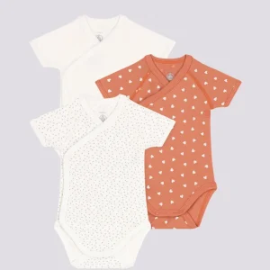 CONFEZIONE DA 3 BODY IN COTONE PER NEONATI