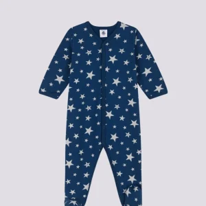 TUTINA PIGIAMA BEBÈ CON STELLE FOSFORESCENTI IN TESSUTO FELPATO