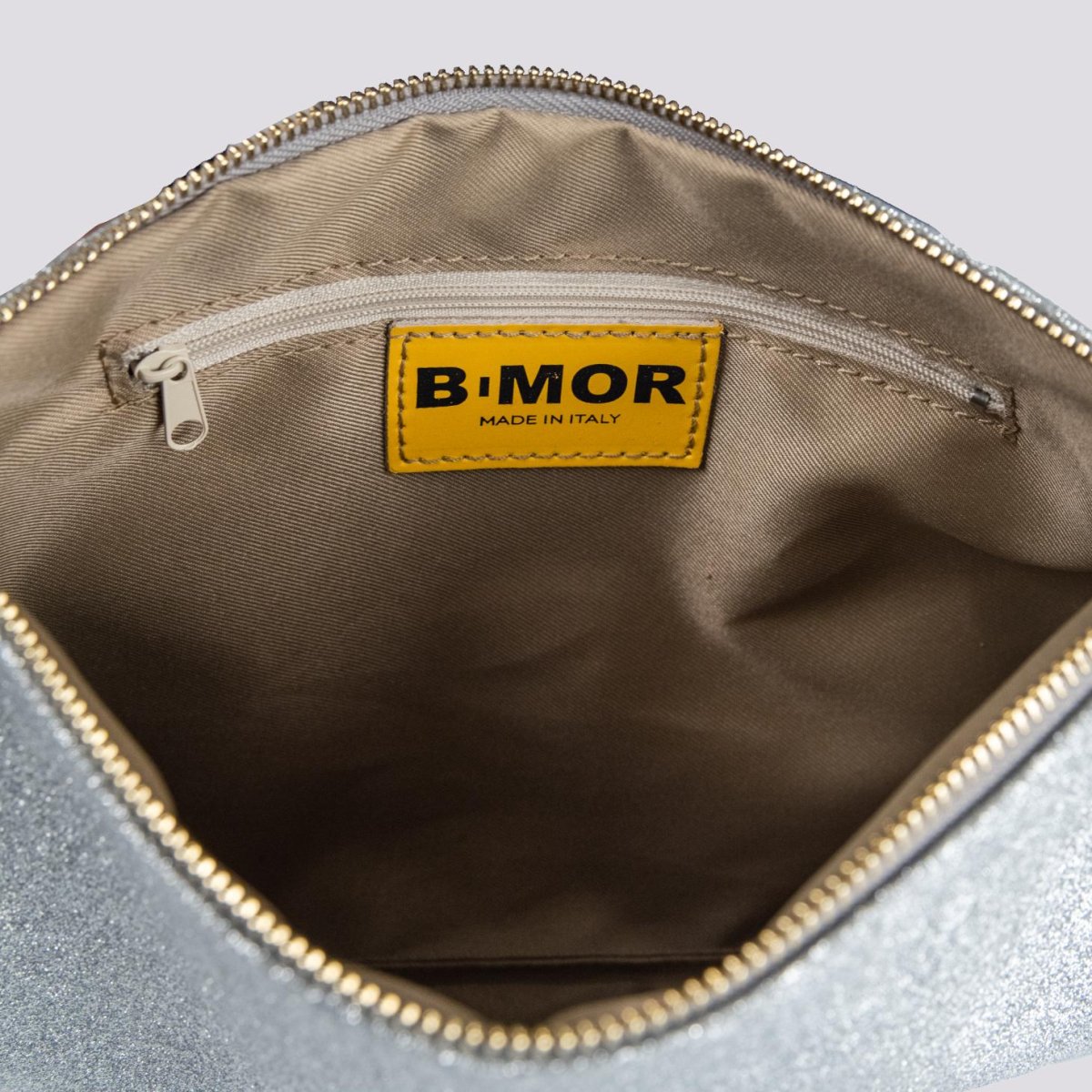 POCHETTE EASY GLITTER ARGENTO - immagine 5