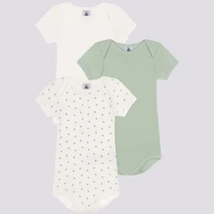 CONFEZIONE DA 3 BODY BEBÈ IN COTONE