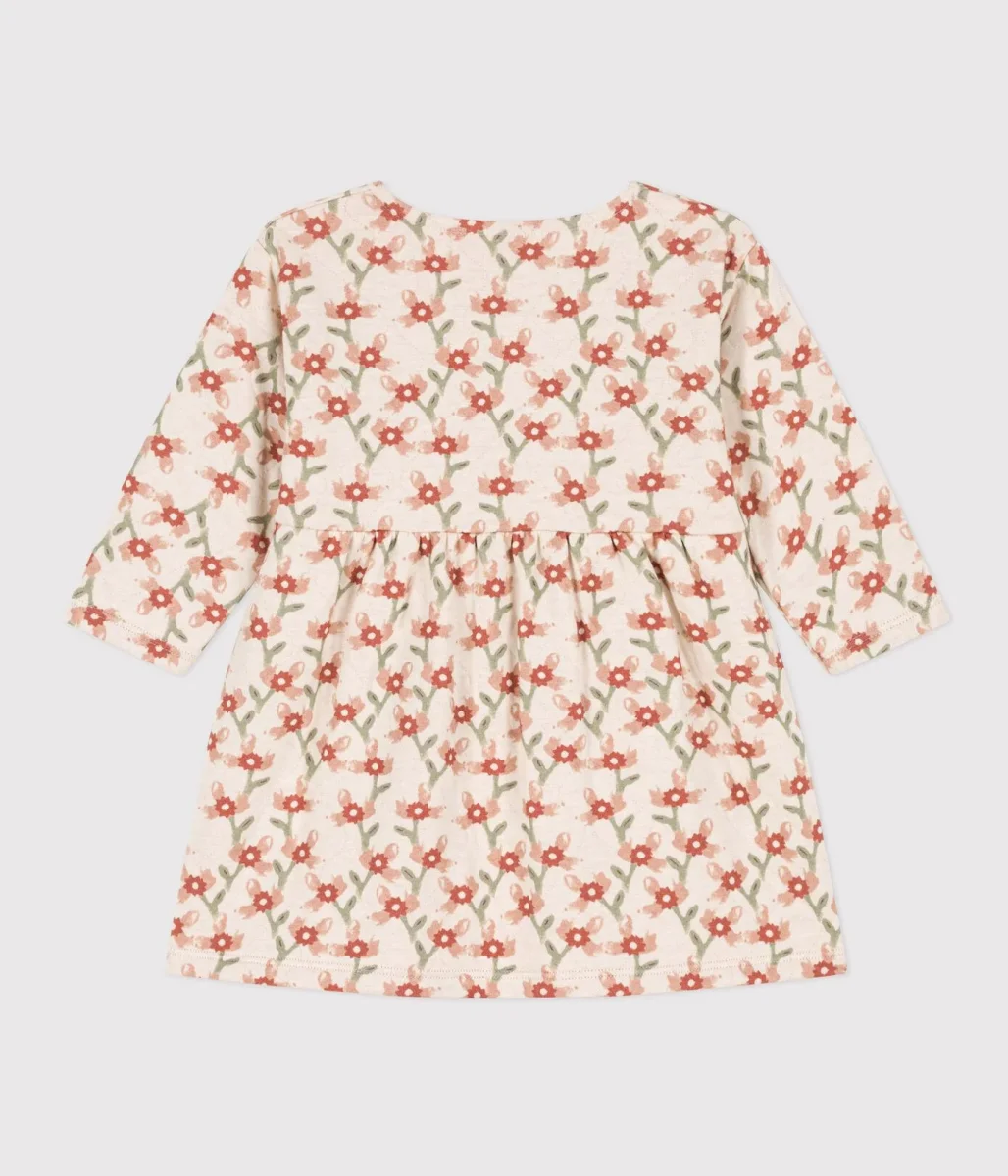 ABITO A MANICHE LUNGHE IN TUBIQUE TRAPUNTATO CON STAMPA PER BEBÈ - immagine 4