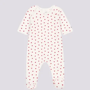 PIGIAMA BEBÈ IN CINIGLIA CON CUORi