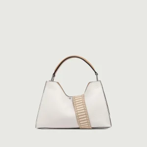 BORSA IN PELLE AURORA COLOR SABBIA