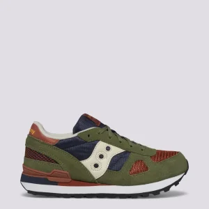 JAZZ ORIGINAL SAUCONY Olive Navy Clay BAMBINO