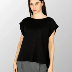 Maglia donna Miranda con retro a goccia in Puro Lino