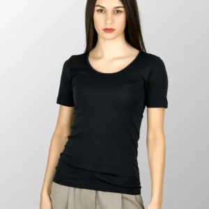 T-shirt Oana in Cotone Seta