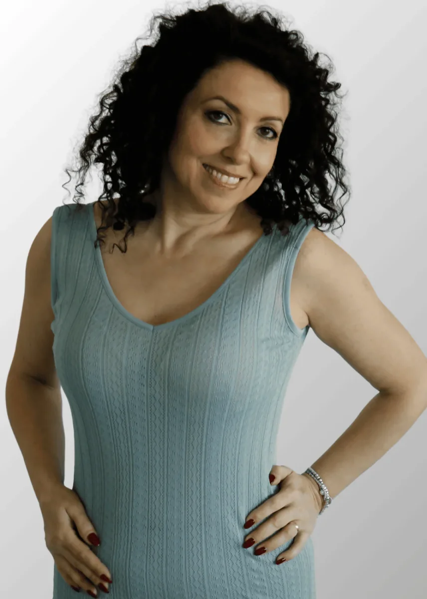 Top jacquard spalla larga Diana in Cotone Seta - immagine 6